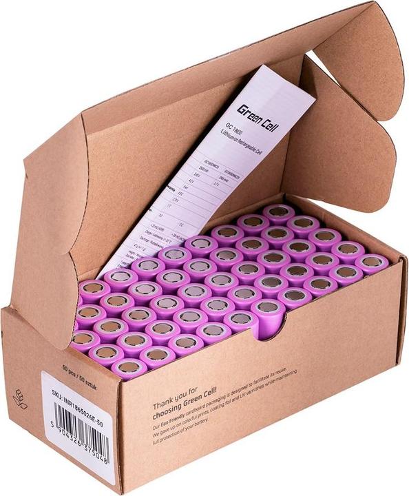 Immagine prodotto GreenCell 50GC18650NMC26 (50 pz., 18650, 2600 mAh)