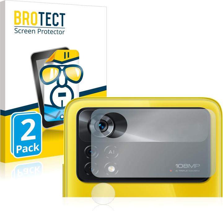 Actual product image BROTECT Screen Protector Clear (2 Piece, Xiaomi Poco X4 Pro 5G)