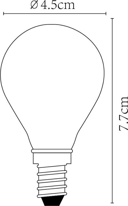 Produktbild Lucide E14 (E14, 4 W, 400 lm, 1 x, F)