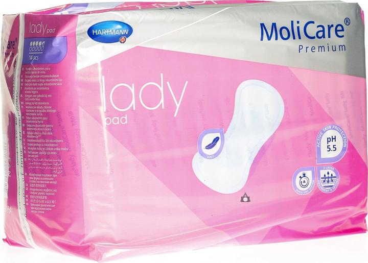 Produktbild MoliCare Lady Pad 4.5 Inkontinenz Einlage (14 x, XL, Large)