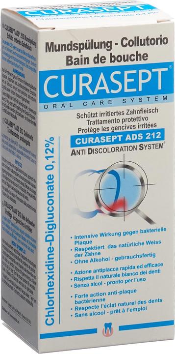 Actual product image Curasept ADS 212 Mouthwash 0.12 % (200 ml, Mouthwash)