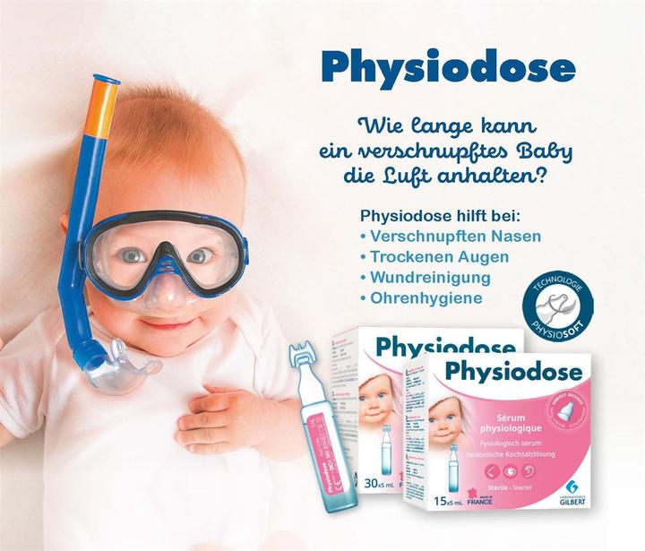 Image du produit Physiodose Sérum physiologique (30 pièce(s))