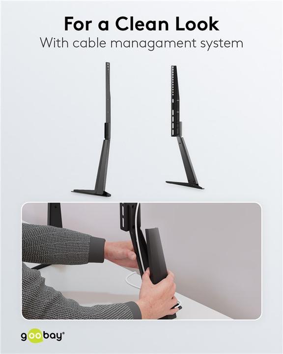 Actual product image Goobay TV stand feet (Universal, 70", 50 kg)