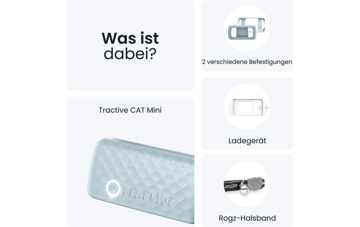 Produktbild Tractive GPS Mini (One Size, Katze, Allgemein)