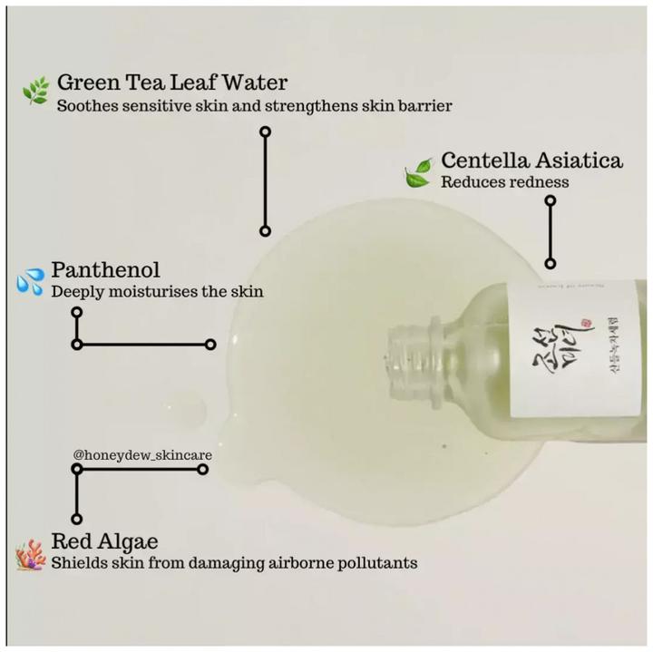 Actual product image Beauty of Joseon Green Tea + Panthenol Calming Serum (30 ml)