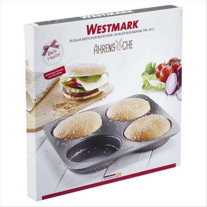 Actual product image Westmark 4 burger buns baking tin Big, 28x28cm (28 cm)