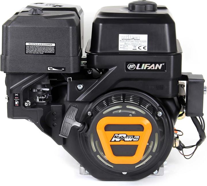 Wiltec LIFAN KP460-RE 22mm E-Start Benzinmotor Einzylinder 16,3PS Motor Rüttelplatte