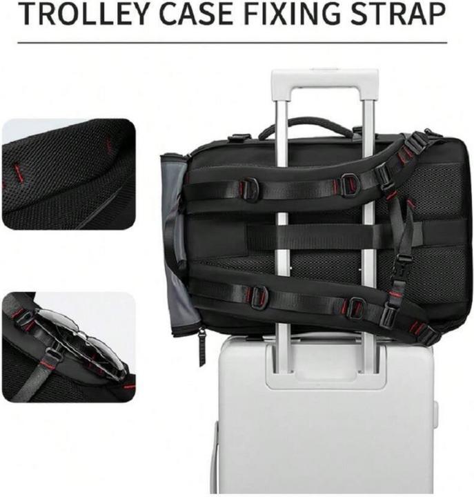 Produktbild Only-Bags.Store Waterproof 40.64 Cm Business Laptop Backpack, Travel Rucksack With Separate Shoe Bag, Outdoors