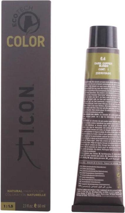 Image du produit I.C.O.N. ECOTECH COLOR natural color #6.4 dark copper blonde 60 ml (6.4 - Marron)