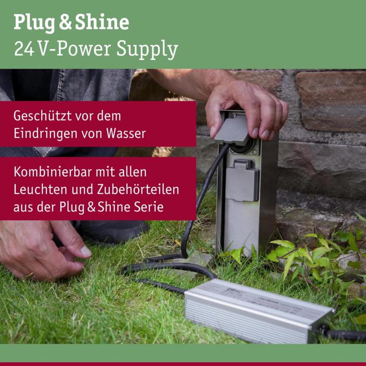 Actual product image Paulmann Plug & Shine transformer Transformer cover