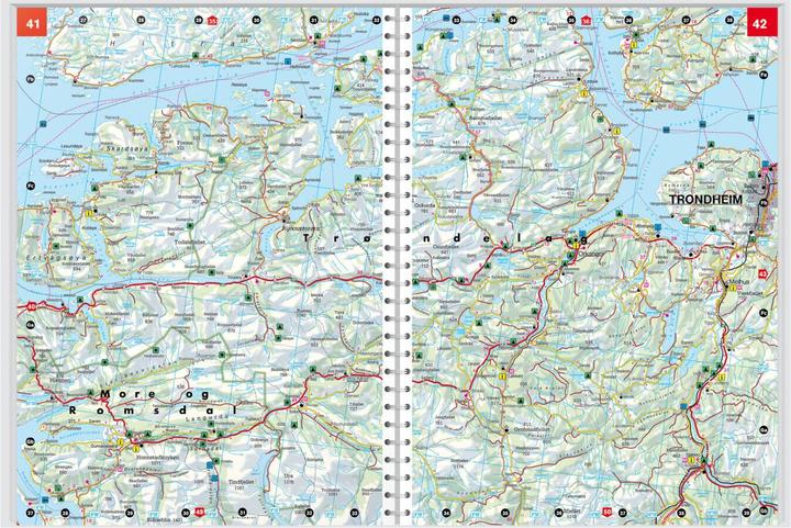 Actual product image Norway, car atlas 1:250,000 - 1:400,000, freytag & berndt