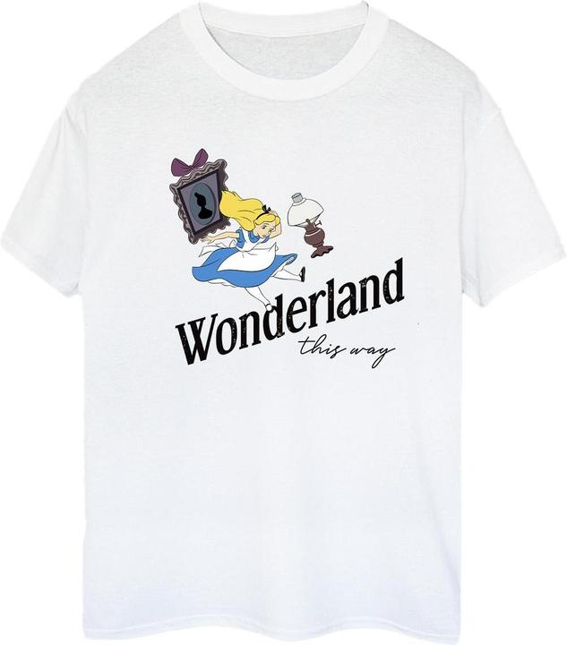 Immagine prodotto Disney Alice In Wonderland This Way Maglietta Ampia Donna (XXL)