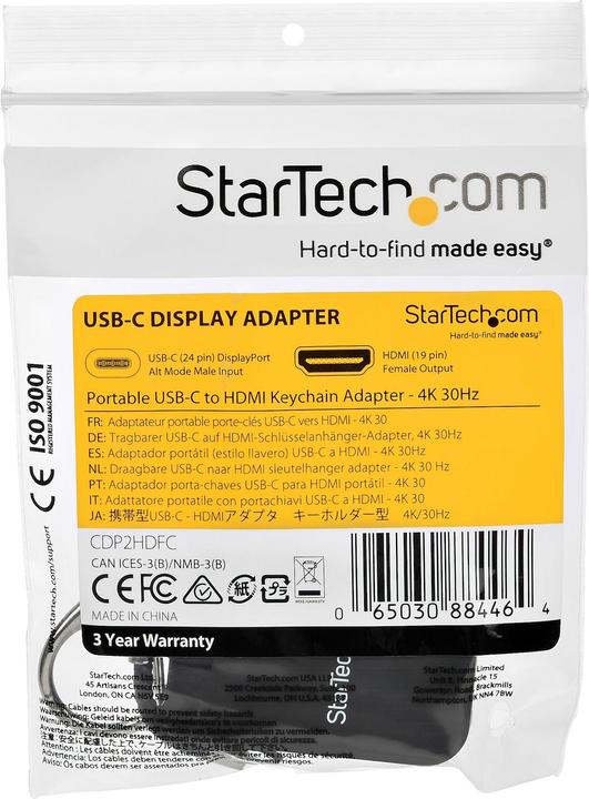 Image du produit StarTech USB Typ-C zu (HDMI, 4.80 cm)
