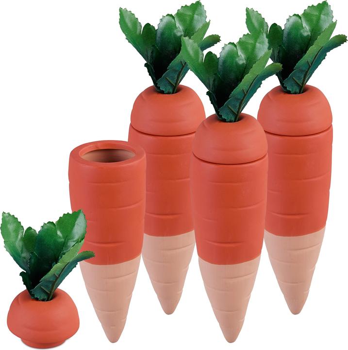 Orange, Terrakotta, Grün