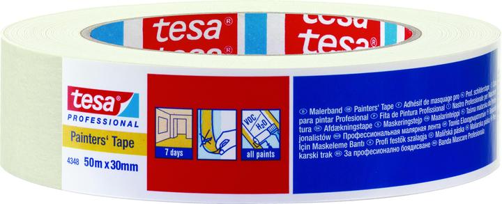 Actual product image tesa Painter's masking tape PROFESSIONAL, painter's tape for particularly precise masking (19 mm)