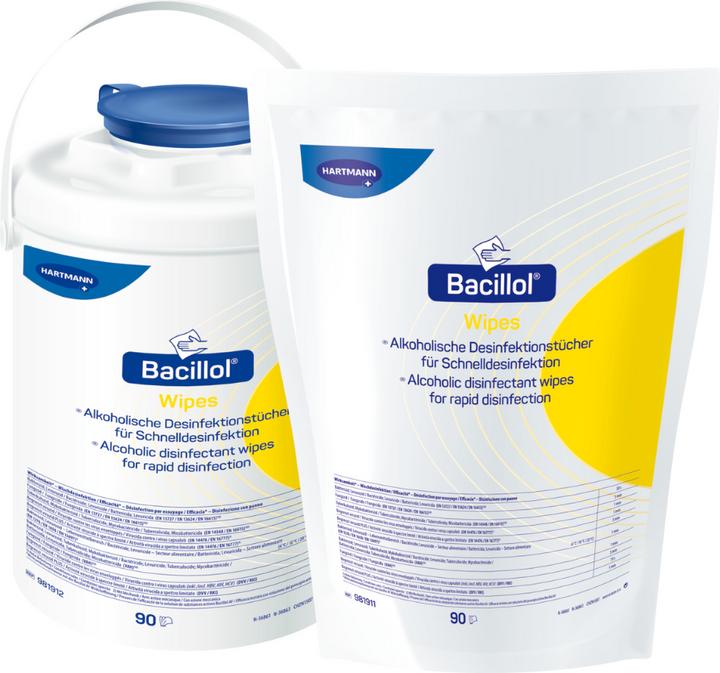 Immagine prodotto IVF Hartmann Salviette disinfettanti rapide a base di alcol (498.67 ml)