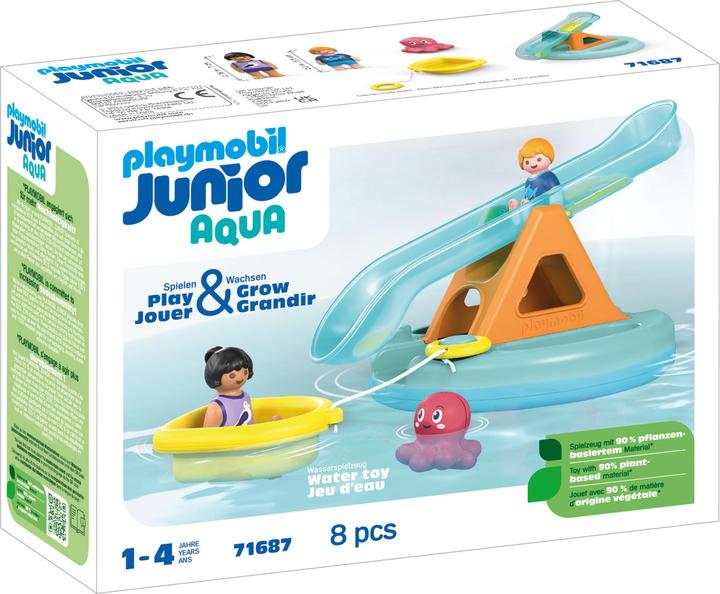Immagine prodotto Playmobil Badeinsel mit Wasserrutsche (71687, Playmobil Junior)