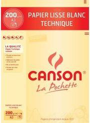 Produktbild Canson technisches Zeichenpapier, DIN A3, 200 g/qm, weiá (A3)