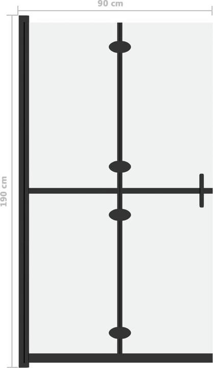 Actual product image VidaXL Yan (90 cm, 90 cm, 190 cm)