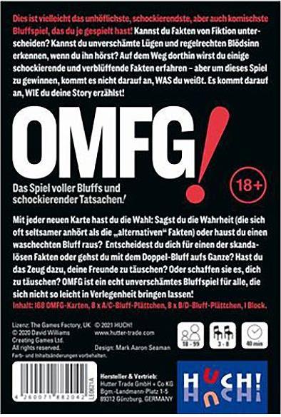Immagine prodotto 882042 - OMFG - Gioco di carte, per 3-8 giocatori, da 18 anni (edizione DE) (Tedesco)
