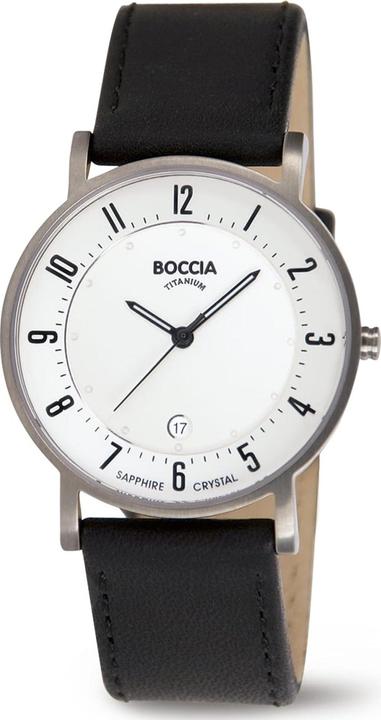 Produktbild Boccia 3533-03 Herrenuhr Titanium 37mm 5ATM (Analoguhr, 37 mm)