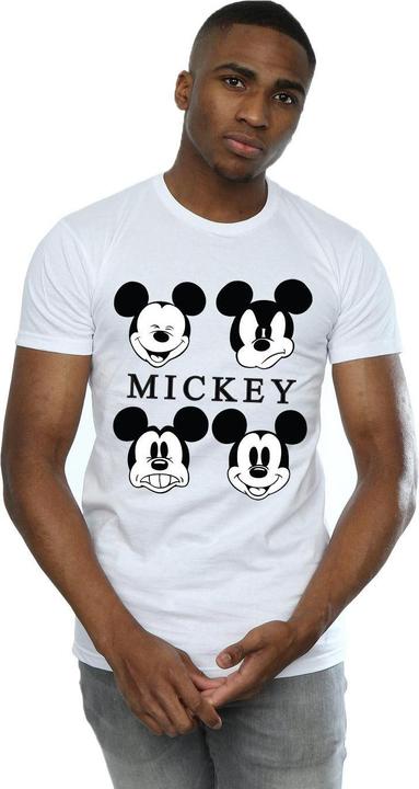 Immagine prodotto Disney Maglietta Uomo Quattro Teste di Topolino in cotone (L)