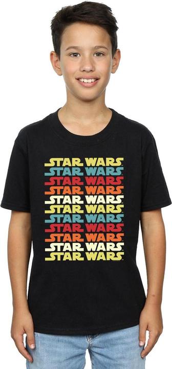 Image du produit Star Wars - T-shirt RETRO REPEAT LOGO - Garçon (104)
