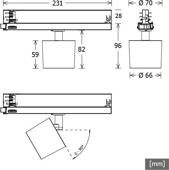 Produktbild LTS LED-Stromschienenstrahler (1650 lm)