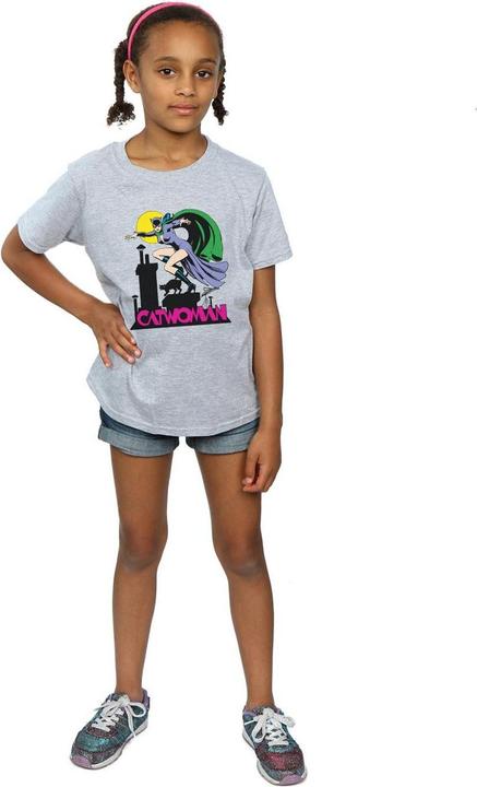 Image du produit - T-shirt CATWOMAN TEXT LOGO - Fille (128)