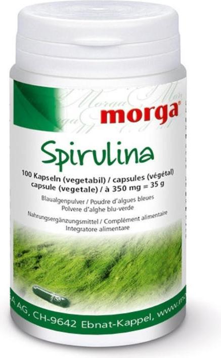 Image du produit Morga Capsules de spiruline (100 pièce(s), Capsules, 300 g)