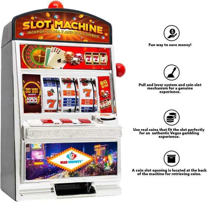 Immagine prodotto Mad Monkey Slot machine (20 x 38 cm)