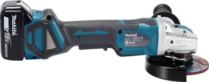 Productafbeelding Makita Batterij haakse slijper (125 mm)