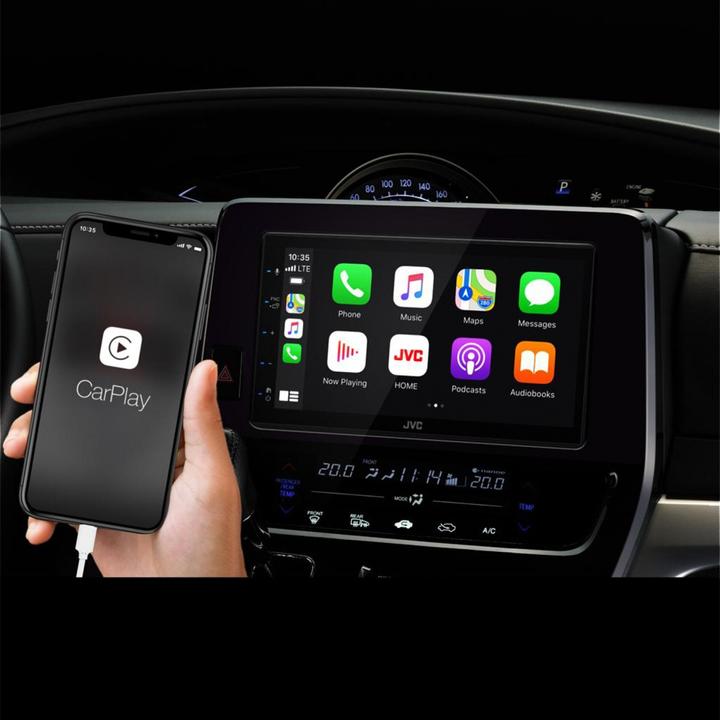 Actual product image JVC KW-M565DBT (Android car, Apple Carplay, MirrorLink)