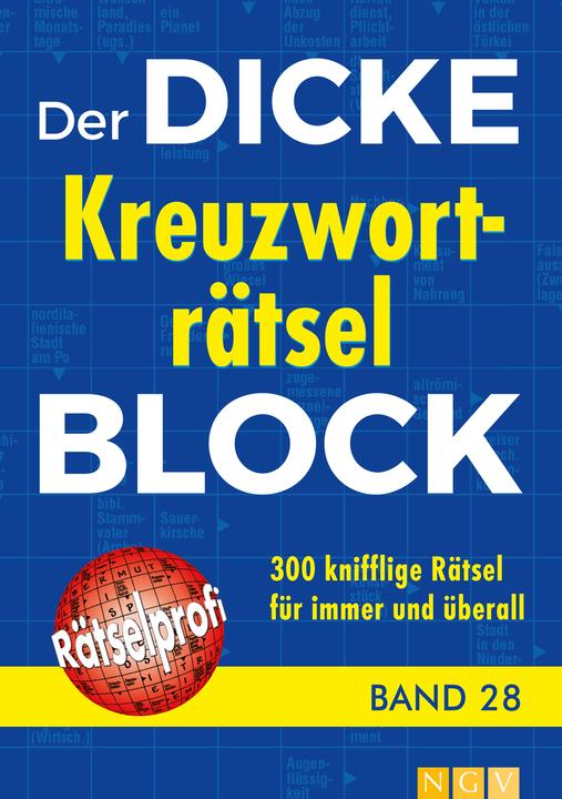Produktbild Der dicke Kreuzworträtsel-Block Band 28 (Deutsch, 2018)