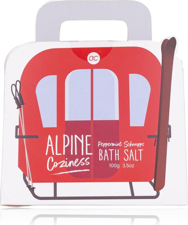 Accentra ALPINE COZINESS Badesalz in Geschenkbox, 100g, Duft: Pfefferminzschnaps, Farbe: (Badesalz)