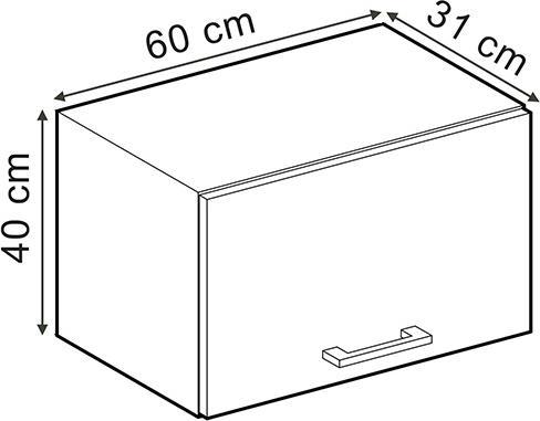 Immagine prodotto Vicco Hängeschrank R-Line (60 x 31 x 40 cm)