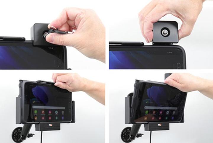 Produktbild Brodit Halter aktiv Samsung Galaxy Tab Active 2 3 Molex Pogo-Pin