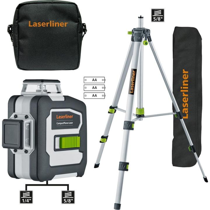 Kreuzlinien-Laser CompactPlane 3G Set 150 30 m