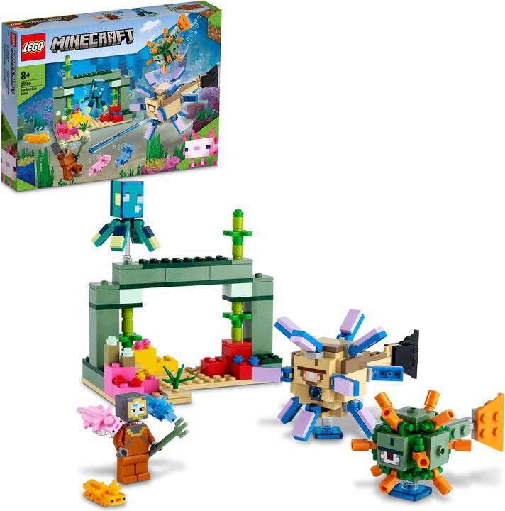 Immagine prodotto LEGO Minecraft 21180 La battaglia dei guardiani (21180, LEGO Minecraft)