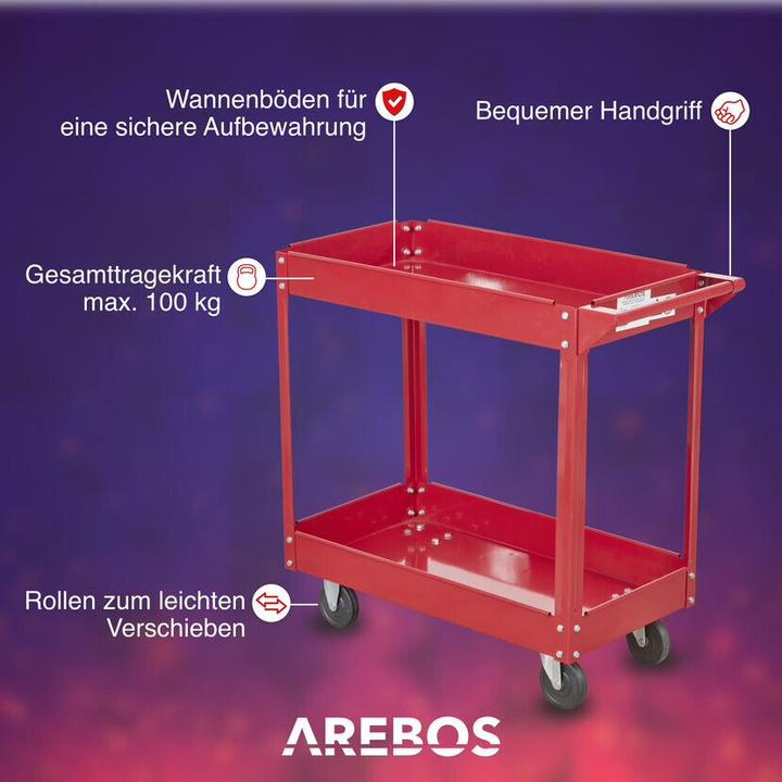 Immagine prodotto Arebos Carrello da officina (1 x)