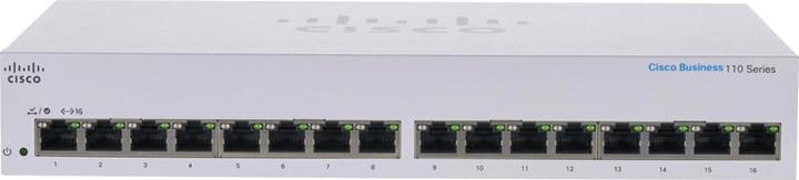 Actual product image Cisco Switch CBS110-16T-EU 16 Port (16 Ports)