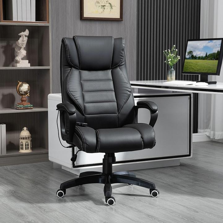 Actual product image Homcom Height-adjustable office chair with massage