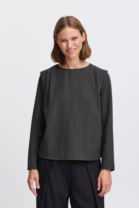 Dark Grey Mel. Pinstripe Mix (203922)