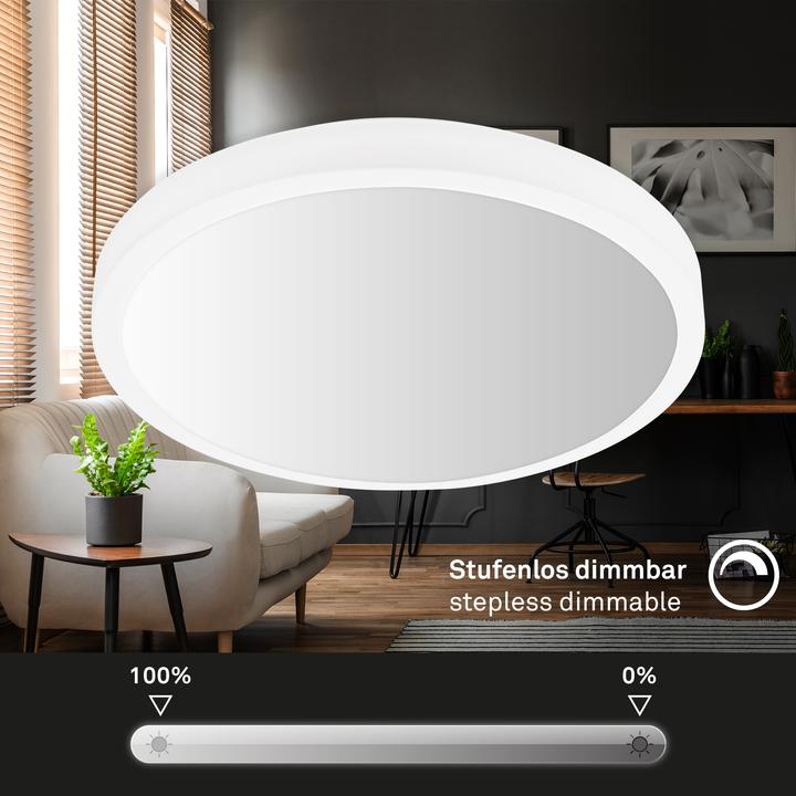 Actual product image Briloner WiFi TUYA + Bluetooth RGB/W CCT LED panel, LED/21W (2100 lm)