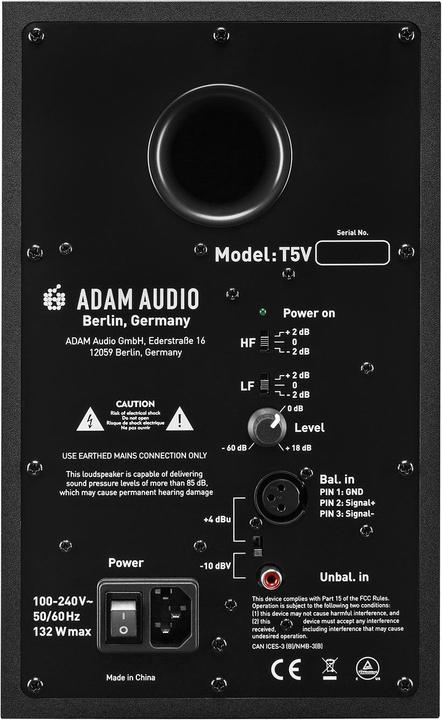 Actual product image Adam Audio T5V (Active, 1 pc., 1x 70 W)