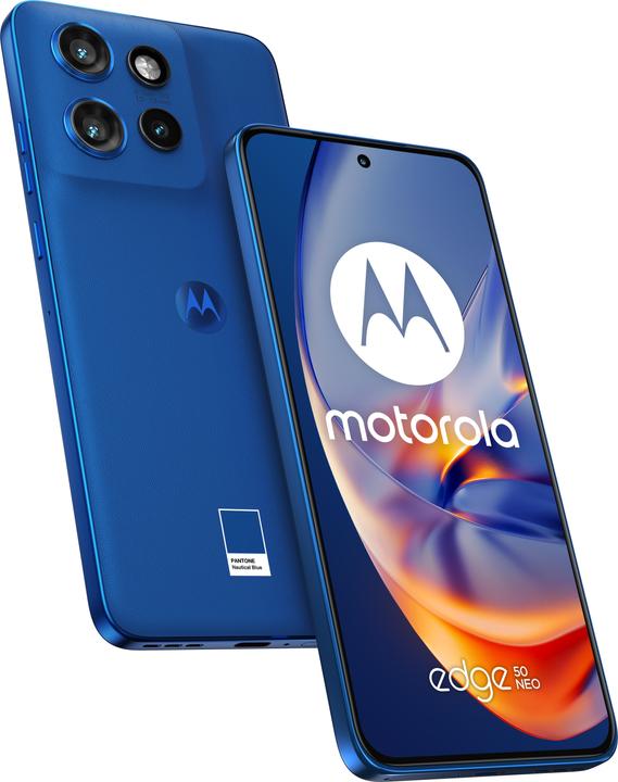 Actual product image Moto Edge 50 Neo (256 GB, Nautical blue, 6.40", SIM + eSIM, 50 Mpx, 5G)