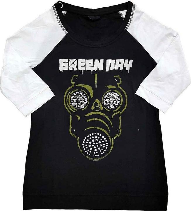 Green Day Green Mask TShirt Raglanärmel
