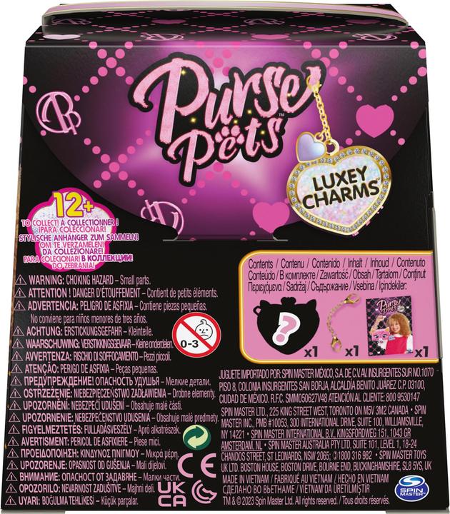 Produktbild Spin Master Purse Pets Luxey Charms, Einzelpack Taschenanhänger-Spielzeug zum Sammeln (Designs können variieren)