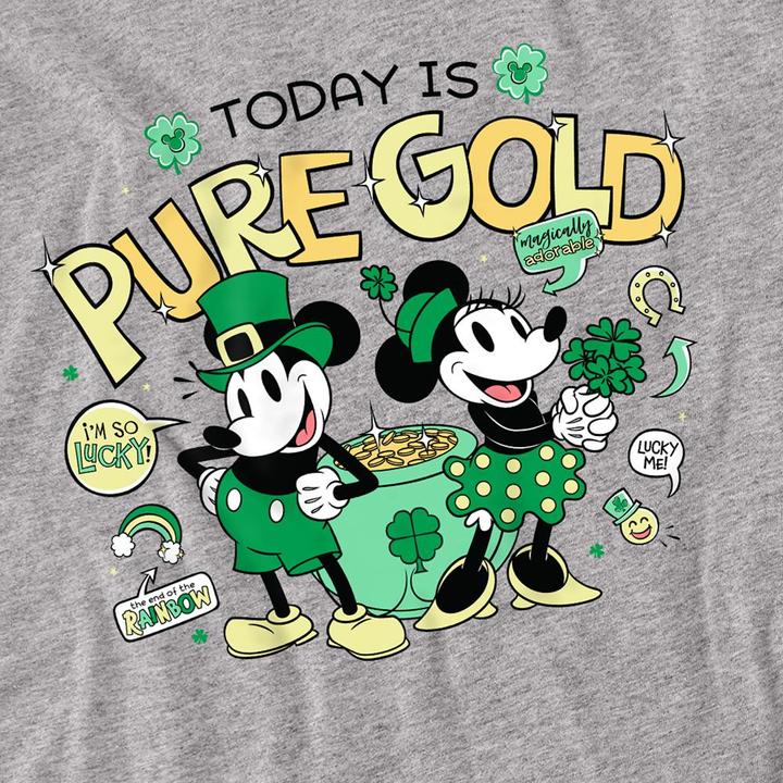 Produktbild Mickey Mouse Pure Gold TShirt St PatricksTag (S)