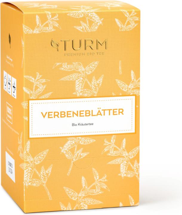 Immagine prodotto Turm Kaffee Tisana alle foglie di verbena biologica Confezione da 20 pezzi (60 g)